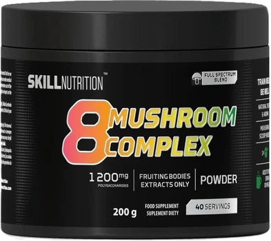 Комплекс грибів Skill Nutrition у порошку 1200 мг 200 г (5904139925850)