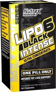 Спалювач жиру Nutrex Lipo-6 Black Intense Ultra Concentrate 60 капсул (859400007450)