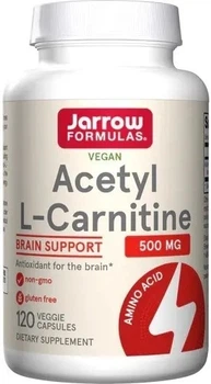 Spalacz tłuszczu Jarrow Formulas Acetyl L-Karnityna 500 mg 120 kapsułek (790011150626)