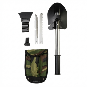 Універсальна туристична саперна лопата VHG TR-1 5 в 1, Black