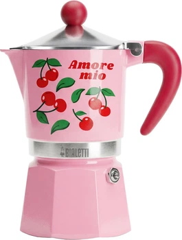Кавоварка гейзерна Bialetti Fruit Vibes Rainbow рожева 150 мл (8006363100755)