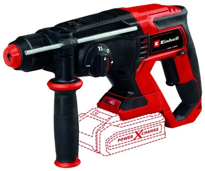 Перфоратор аккумуляторный Einhell te-hd 18/20li – Solo, SDS-plus, pxc 18в, 1.8Дж, 0-1300об•мин, 4750уд•мин, кейс, 2.7кг, без акб и зп 4514260