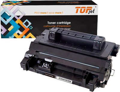 Тонер-картридж Topjet Hewlett-Packard CC364X/CE390X Black (6952459367675)