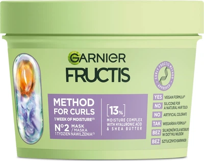 Маска Garnier Fructis Curls Method Зволожувальна для хвилястого та кучерявого волосся 370 мл (3600542590600)