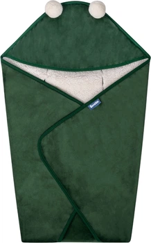 Otulacz do fotelika samochodowego Sensillo plusz zielony 75x75 cm (5903076323644)