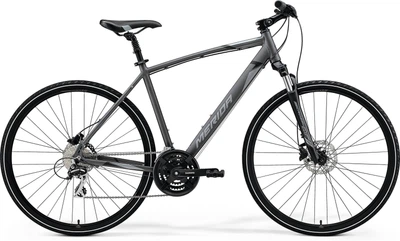 Велосипед гібрид Merida Crossway 20-D 28 2021 Silk Anthracite