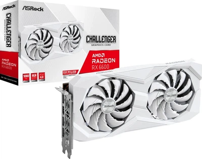 Відеокарта ASRock Radeon RX 6600 Challenger White 8GB (RX6600 CLW 8G)