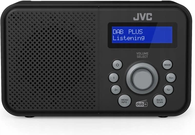 Радіоприймач JVC RA-E313B-DAB Black