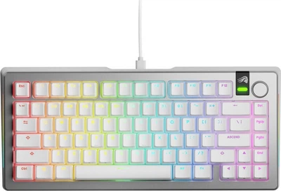 Клавіатура дротова Glorious GMMK 3 Pro 75% Silver (GLO-KB-GMMK3-PRO-75-PB-FOX-W-SIL-US)