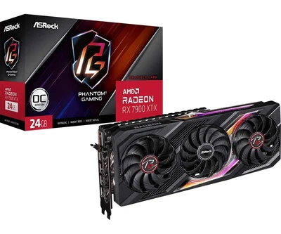 Відеокарта ASrock Radeon RX 7900 XTX Phantom Gaming 24GB GDDR6 (RX7900XTX PG 24GO)