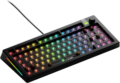 Клавіатура дротова Glorious GMMK 3 Pro 75% Barebones Black (GLO-KB-GMMK3-PRO-75-BB-W-BLK-US)