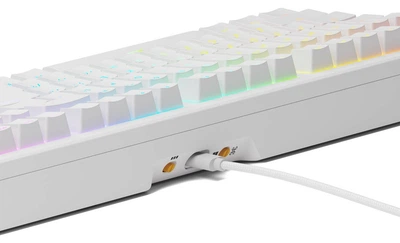 Klawiatura przewodowa Glorious GMMK 3 100% White (GLO-KB-GMMK3-100-PB-FOX-W-WHT-US)