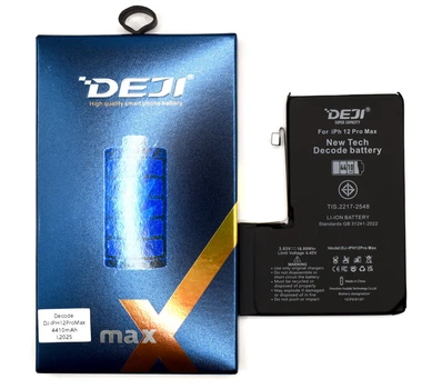 Аккумулятор повышенной емкости для iPhone 12 Pro Max 4410 mAh Decode без уведомления про неизвестную запчасть Deji Original