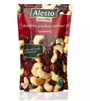 Микс кешью и клюквы, cashew-cranberry mix, ТМ Alesto, 200 г