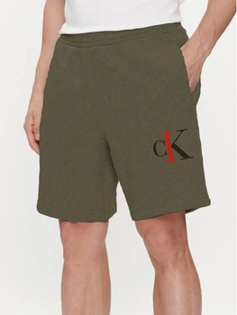 Чоловічі літні шорти Calvin Klein двонитка L хакі (MST0001076)