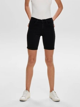 Шорти ONLRAIN LIFE MID LONG SHORTS NOOS 15176847 Black ONLY L Чорний 15176847BLACK S