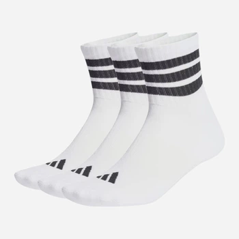 Набір жіночих шкарпеток високих бавовняних Adidas JZ0529 37-39 3 пари Білий (4068819790396)