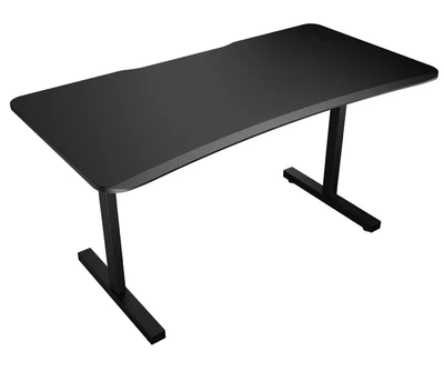 Стіл геймерський Cougar Fobos 150 (150х75 см) з ергономічною виїмкою — Carbon Black