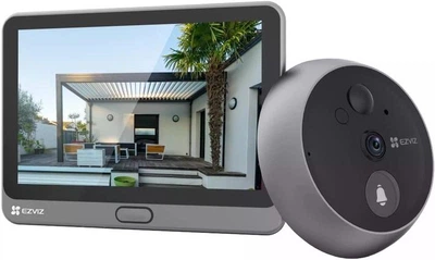 Відеовічко EZVIZ CP4 1080P з сенсорним 4.3" екраном та акумулятором 4600 mAh