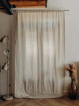 Штора из вареного льна Leglo Ivory - 140х170
