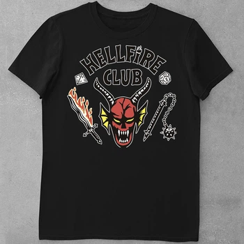 Дитяча футболка для хлопчиків Hellfire Club Чорна 134-140