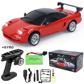 Дрифт машинка Honda NSX 1/18 на радиоуправлении LD1803 с гироскопом хонда красная