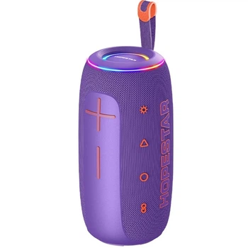 Колонка Bluetooth HOPESTAR P90 90W BT5.4/TWS /IPX6 /RGB /8800mAh бездротова акумуляторна гарнітура для музики Фіолетовий