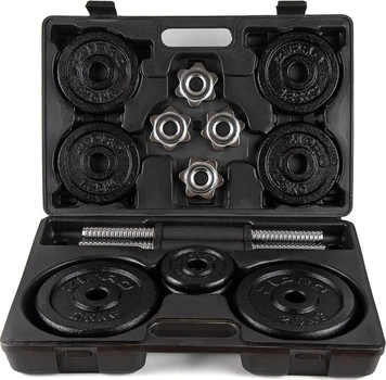 Гантелі розбірні у кейсі ZIPRO Cast Iron, 2 x 10 кг