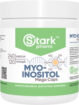 Міо-інозитол Stark Pharm Myo-Inositol 500 мг 240 капсул (6738) (4829888053191)