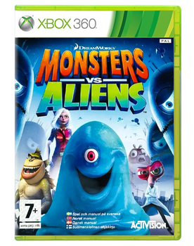 Игра Microsoft Xbox 360 Monsters vs. Aliens Английская Версия Б/У