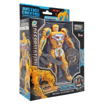 Детский робот-трансформер Justice Cheetah Bambi 168-85(Yellow) робот-гепард