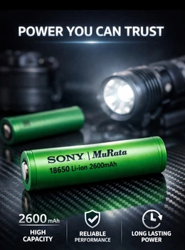 Аккумулятор Высокотоковый Li-Ion 18650 Sony Murata US18650 VTC5C 2600mAh 3.6V 30A Оригинал