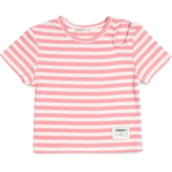 Футболка детская Breeze в полосочку (19921-146G-pink) Breeze 19921-146G-pink 1034580