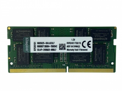 ОЗП Kingston SODIMM DDR4 16GB 2400 МГц 1.2В 260-pin, KVR24S17S8/16