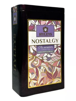Чай Hyleys Nostalgy Tea moments Green tea Bergamot&Cream 80 г