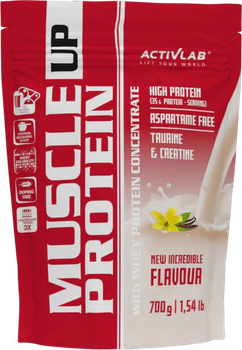 Дієтична добавка Activlab Muscle Up Protein - сироватковий протеїн з креатином Ваніль 700 г (5907368871561)