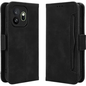 Чохол-книжка з кишеньками Deexe Wallet Stand для OnePlus 15T - Black