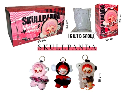 Набір колекційних фігурок-ляльок SkullPanda «Winter Symphony» 6 шт (DP-2071178750)