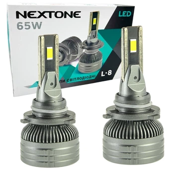 Автомобильные светодиодные LED лампы в фаре головного света Nextone LED HB4 6000K 14000Lm L8 12-32V 65W