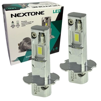 Автомобільні світлодіодні LED/ЛІД лампи у фару головного світла Nextone H3 L9 11-18V 6000K 20W 6000L