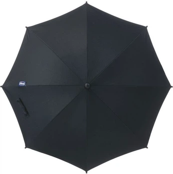 Сонцезахисна парасолька для коляски Chicco Чорна UV 50+ 63 x 63 x 73 см (8058664124831)