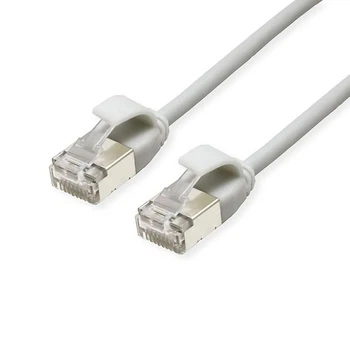 Патчкорд U-FTP, 1.5м, кат. 6А, 32AWG Slim, LSZH, LW