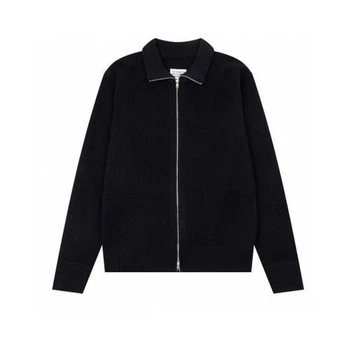 Кофта Maison Margiela зіпка з коміром, чорного кольору, розмір M