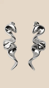 Сережки жіночі Хвиля Морська тематика LAWA WTJ02620 Срібний shop (2000999550621)