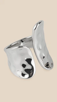 Кольцо женское Sculptural metal LAWA WTJ02634 Серебряный shop (2000999550935)