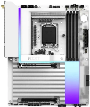 Материнська плата NZXT N9 Z890 (s1851, Intel Z890, PCI-Ex16) White (5056547206189)