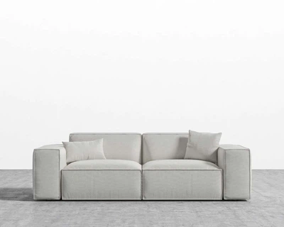 Диван прямий молочний INFERANO розкладний 240x100 (см)