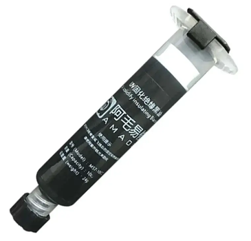 Ультрафіолетовий лак Amaoe M57-10CC (24g) Black — оригінал | Паяльна маска для ремонту плат