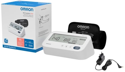 Тонометр Omron M3 Comfort AFib HEM-7196-FLE+ Адаптер змінного струму HHP-CM01 