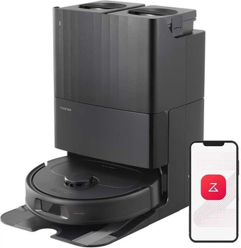 Робот-пылесос с влажной уборкой RoboRock Qrevo S Black